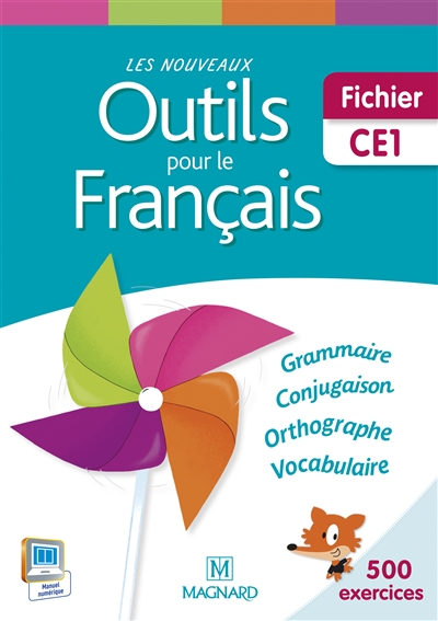 Les nouveaux outils pour le français CE1 : 500 exercices : fichier