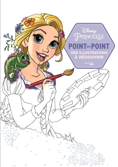 Disney princesse : point par point : 100 illustrations à découvrir