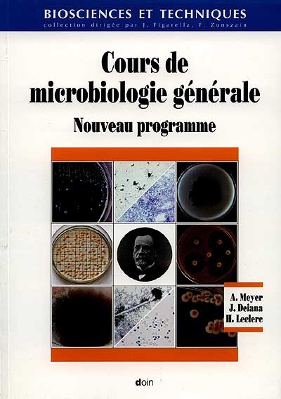 Cours de microbiologie générale : nouveau programme