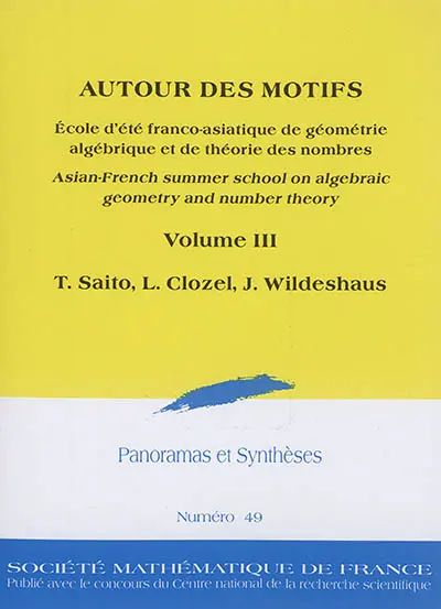 Panoramas et synthèses, n° 49. Autour des motifs : volume III