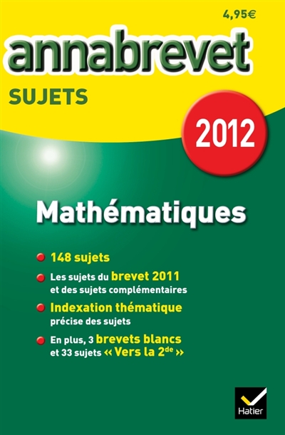 Mathématiques 2012