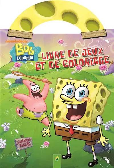 Livre de jeux et de coloriage : Bob l'éponge