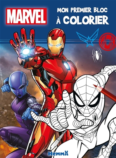 Marvel : Mon premier bloc à colorier (Iron-Man)