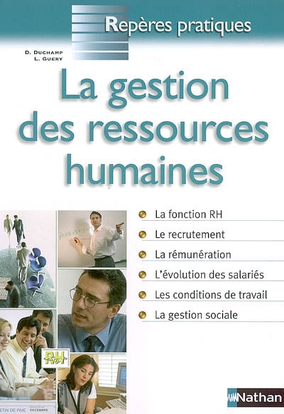 La gestion des ressources humaines
