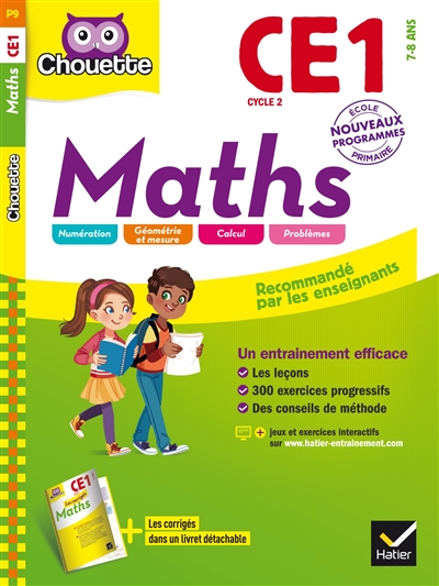 Maths CE1 cycle 2, 7-8 ans