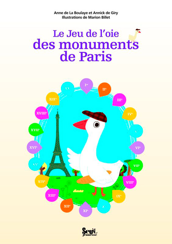 Jeu de l'oie des monuments de Paris
