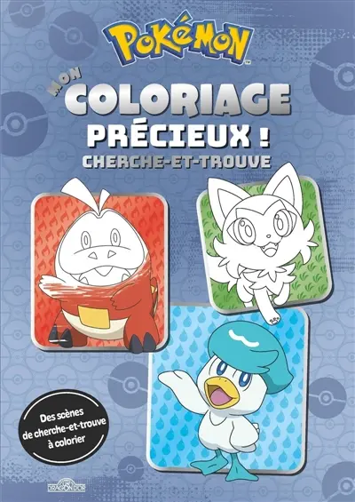 Pokémon : Mon coloriage précieux cherche-et-trouve