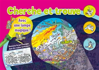 Cherche et trouve avec une lampe magique ! : les chevaliers