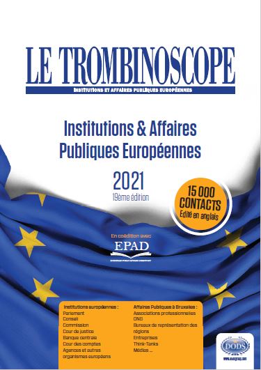 Le Trombinoscope : institutions & affaires publiques européennes : 2021