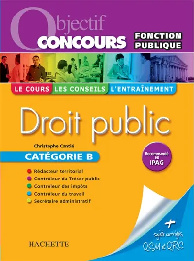 Droit public, catégorie B