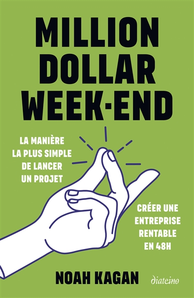 Million dollar week-end : la manière la plus simple de lancer un projet, créer une entreprise rentable en 48h