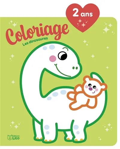 Les dinosaures : 2 ans : coloriage