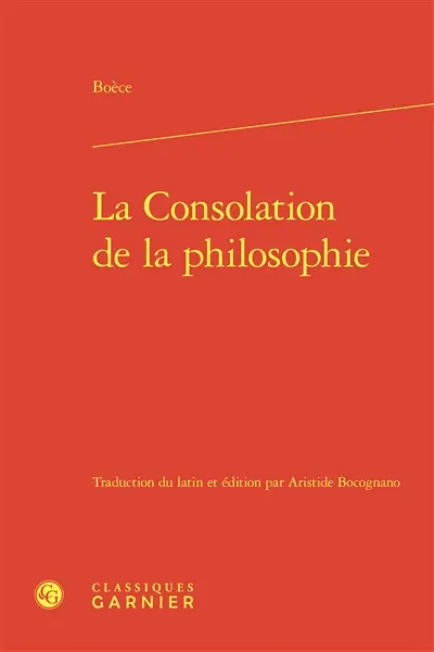 La consolation de la philosophie