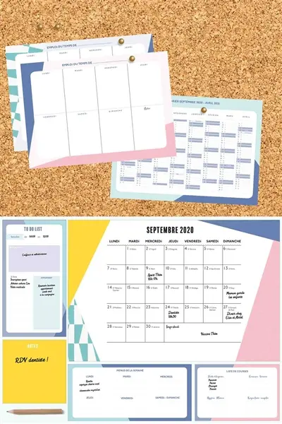 TBF, tableau de bord familial : le kit tout en un pour organiser sa vie de famille ! : 16 mois, sept. 2020-déc. 2021