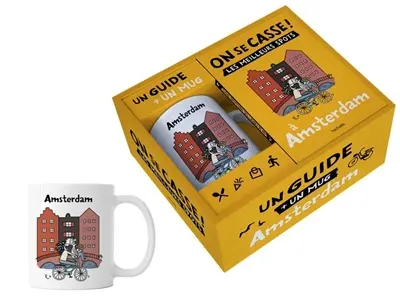 On se casse à Amsterdam : coffret : un guide + un mug