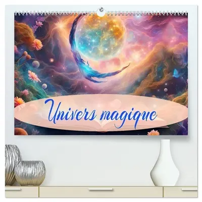 Univers magique (Calendrier mural 2026 DIN A2 vertical) calendrier de bureau : Découvrir la magie de l'univers avec des livres.