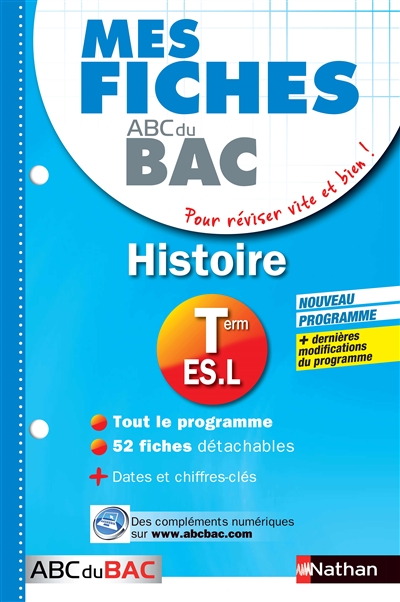 Mes fiches ABC du BAC : Term ES.L