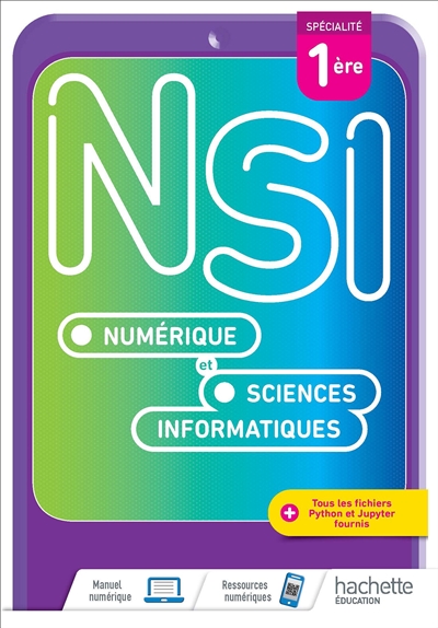 NSI, numérique et sciences informatiques spécialité 1re