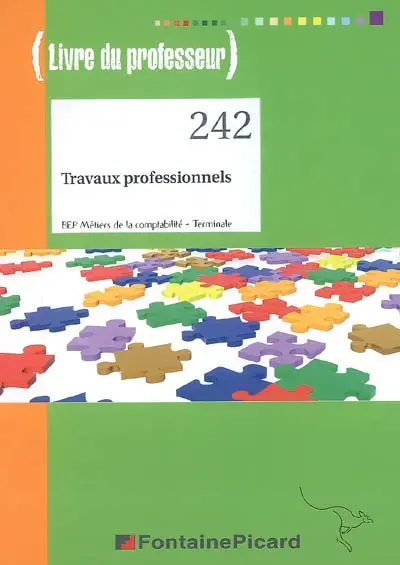 Travaux professionnels, BEP métiers de la comptabilité, terminale : livre du professeur