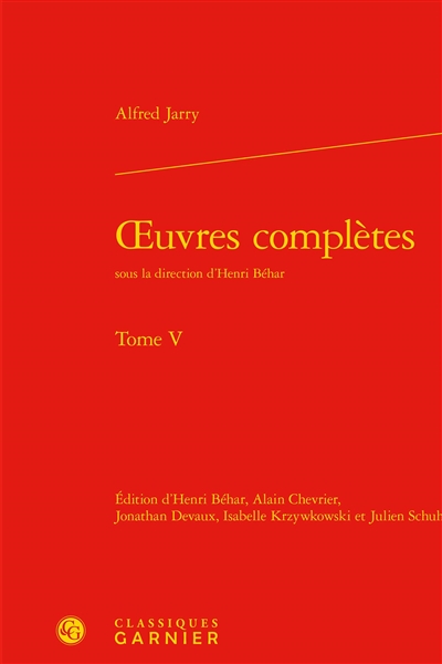 Oeuvres complètes. Vol. 5