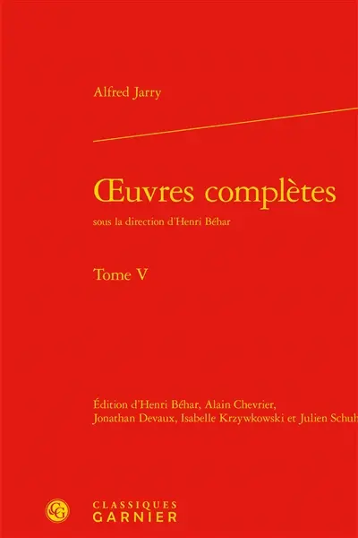 Oeuvres complètes. Vol. 5
