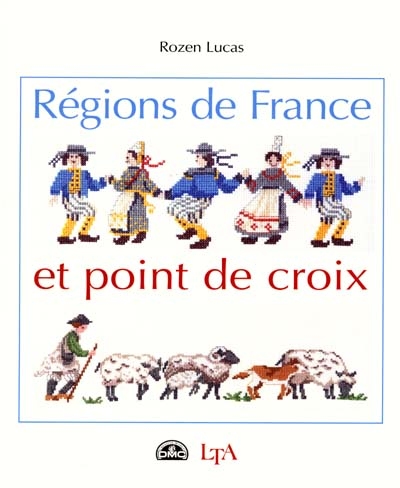 Régions de France et point de croix