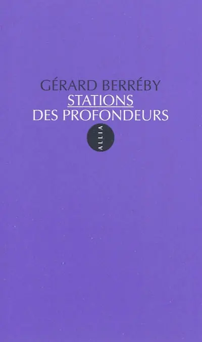 Stations des profondeurs