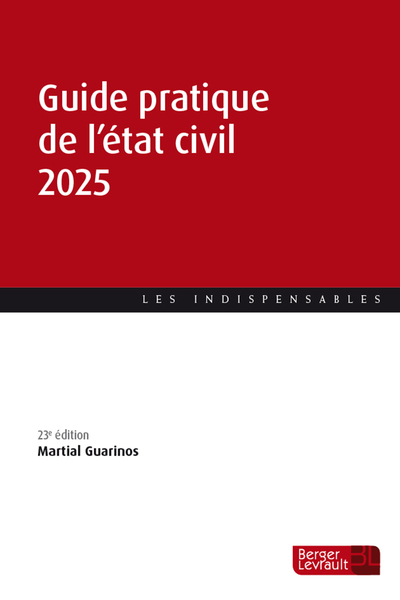 Guide pratique de l'état civil 2025