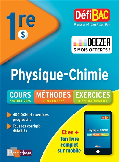 Physique chimie, 1re S