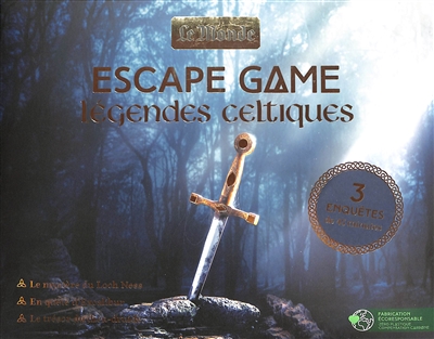 escape game : légendes celtiques : 3 enquêtes de 45 minutes