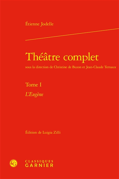 Théâtre complet. Vol. 1. L'Eugène