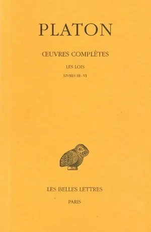 Oeuvres complètes. Vol. 11-2. Les lois. Livres III-IV