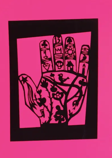 L'ombre d'une chance : livre de poésie & de papier découpé