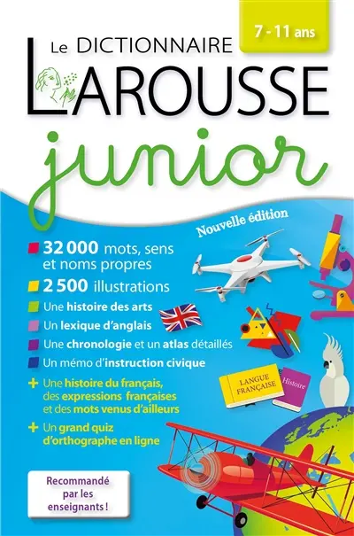 Le dictionnaire Larousse junior, 7-11 ans