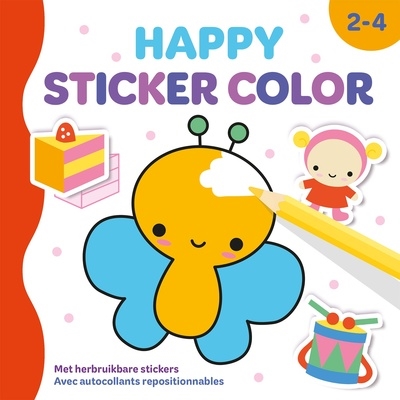 Happy sticker color : 2-4 ans