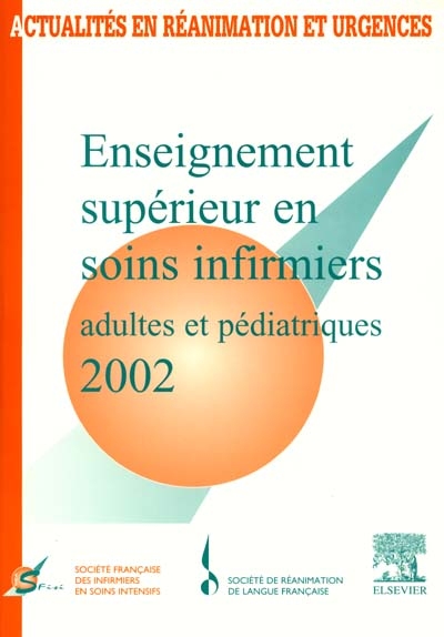 Enseignement supérieur en soins infirmiers adultes et pédiatriques 2002
