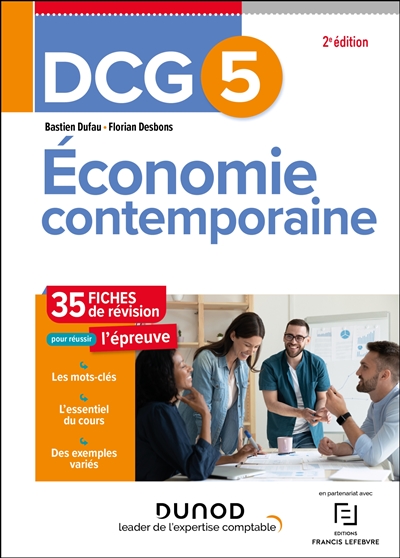 DCG 5, économie contemporaine : 35 fiches de révision pour réussir l'épreuve