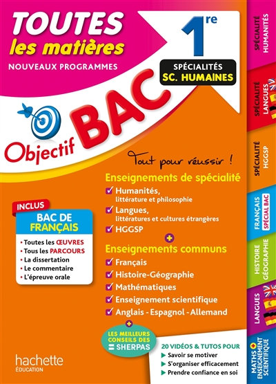 Toutes les matières 1re...