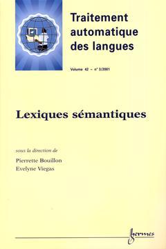 Traitement automatique des langues, n° 3 (2001). Lexiques sémantiques