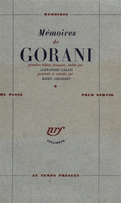 Mémoires de Gorani