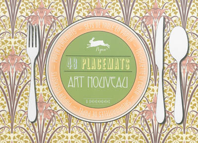 Art nouveau : 48 placemats : 6 designs
