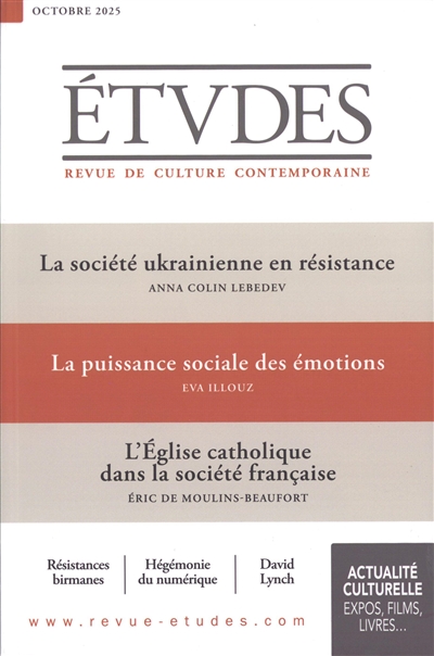 Etudes, n° 4330