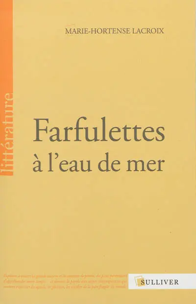 Farfulettes à l'eau de mer
