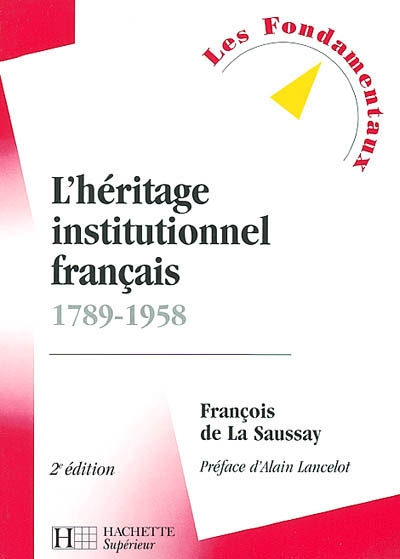L'héritage institutionnel français, 1789-1958