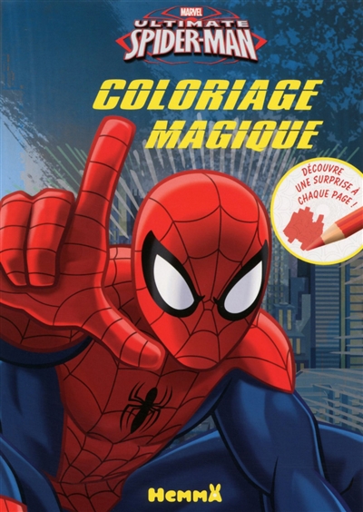 Ultimate Spider-Man : coloriage magique