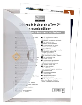 Sciences de la vie et de la Terre 2e : transparents