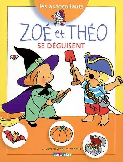Zoé et Théo se déguisent