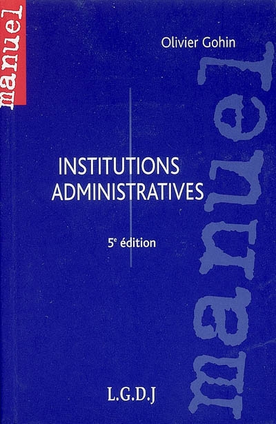 Institutions administratives