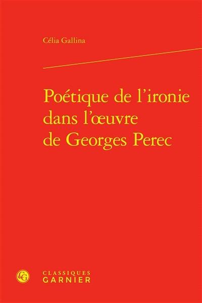 Poétique de l'ironie dans...