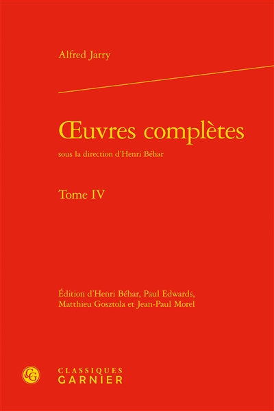 Oeuvres complètes. Vol. 4